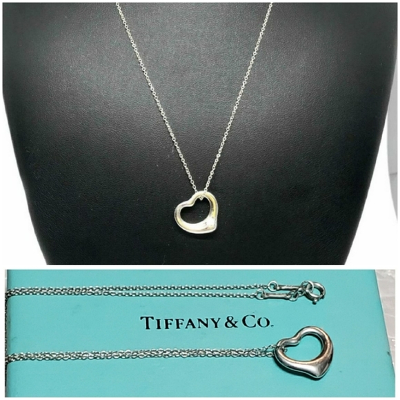 AUTHENTIC TIFFANY & CO HEART NECKLACE